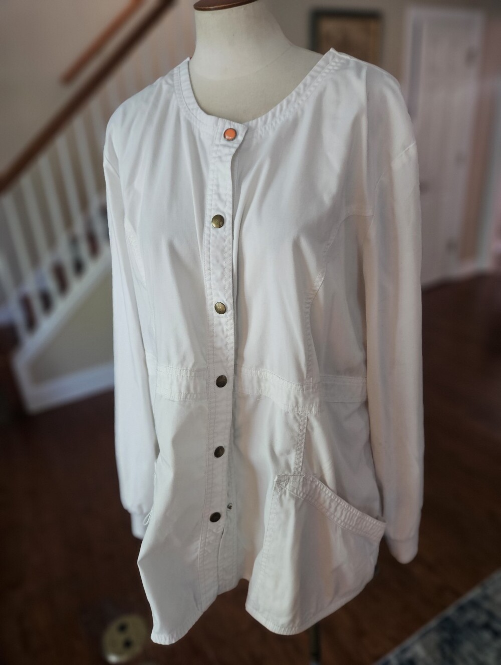 Code Happy White Jacket 2X - Picture 2 of 4
